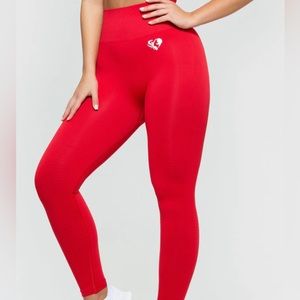 Women’s Best - Power Seamless Leggings - Fiery Red
